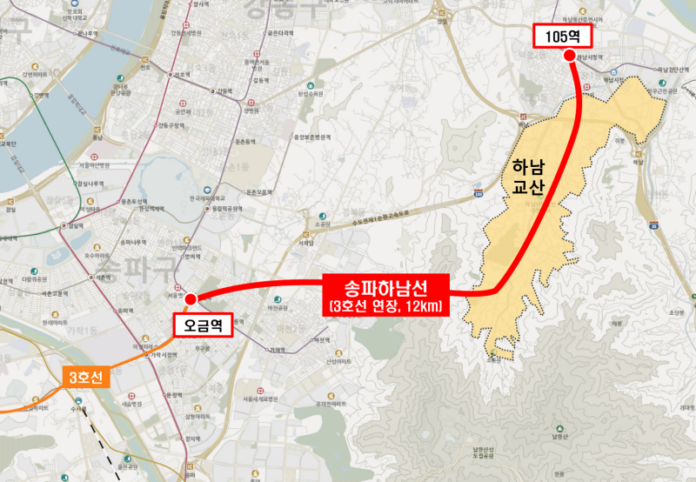 송파하남선 건설 개요